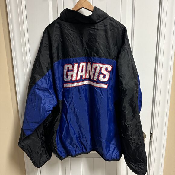 Vintage 90s New York NY Giants NFL Reversible Jacket Zipper XXL Cool Design - Picture 1 of 7